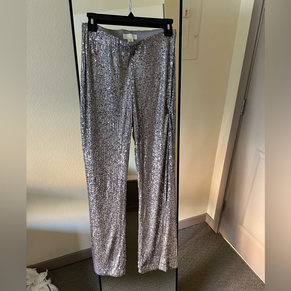 HM Sequin pants
